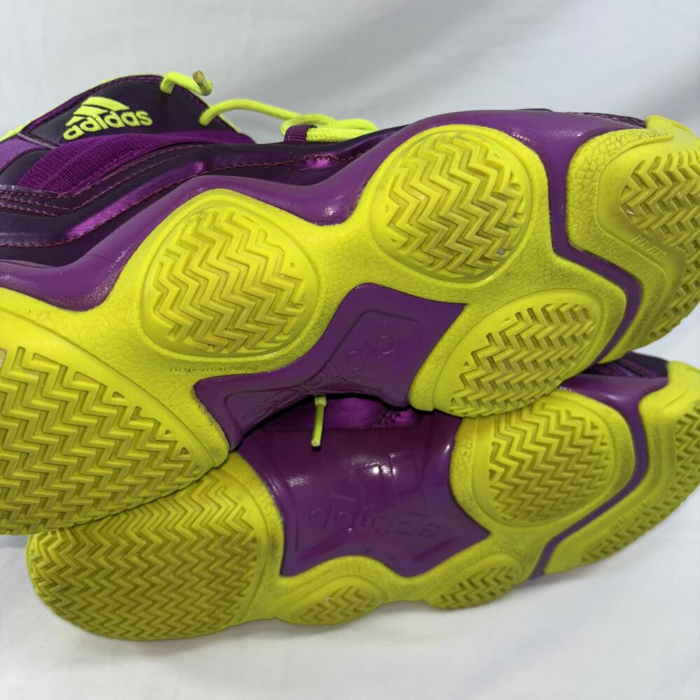 Adidas Kobe 2 Crazy 8 LA/CHI Purple Neon Yellow Basketball Shoes Men’s 10.5 - Picture 9 of 9